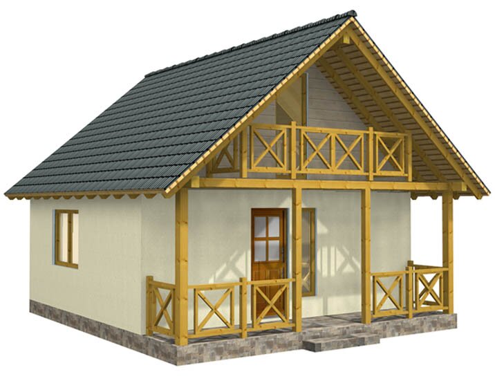 Каркасная дача. Д-01 Каркасная дача. Д-01