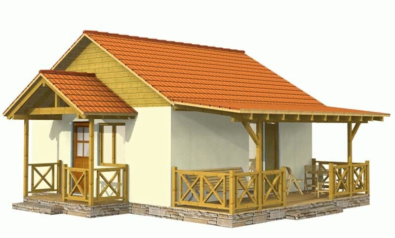 Каркасная дача. Д-09 Каркасная дача. Д-09